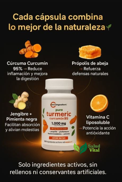 Curcumin Nature™ 95% l Alivio Natural