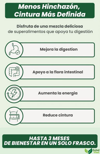 Bloom™ Kiwi y Fresa- Mezcla de antioxidantes, probióticos y verduras