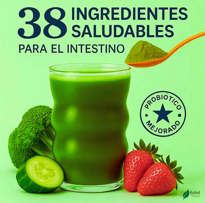 Bloom™ Kiwi y Fresa- Mezcla de antioxidantes, probióticos y verduras