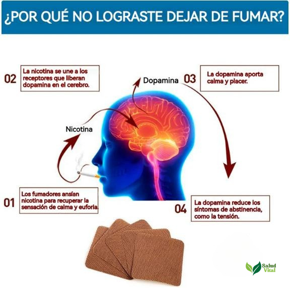 Parche Antitabaco Transdérmico 21mg – Pack 3x1 (30 Parches)