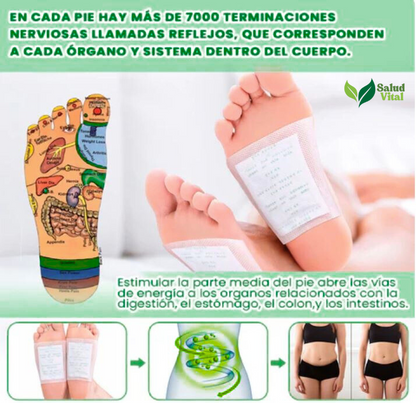 30 Parches Kinopads™  Desintoxicación x3 Cajas