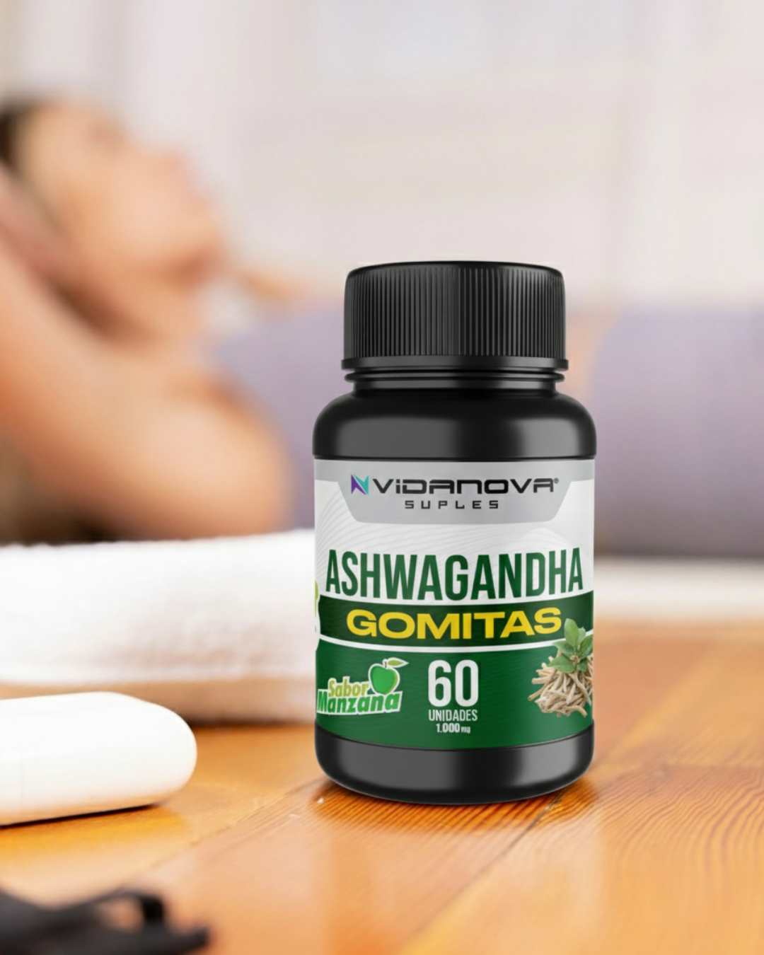 ASHWAGANDHA GOMITAS 1000 mg l 60 Gomitas