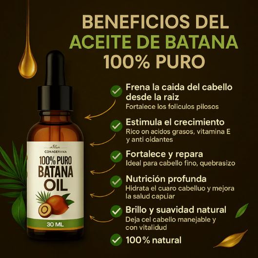 Aceite Batana Crecimiento Cabello 30 ml