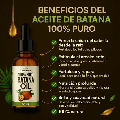 Aceite Batana Crecimiento Cabello 30 ml