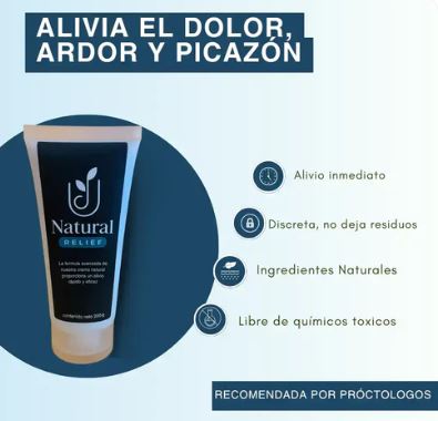 NATURAL RELIEF  Lo mejor contra las hemorroides