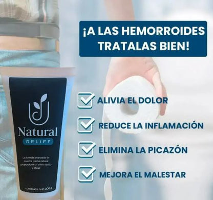 NATURAL RELIEF  Lo mejor contra las hemorroides